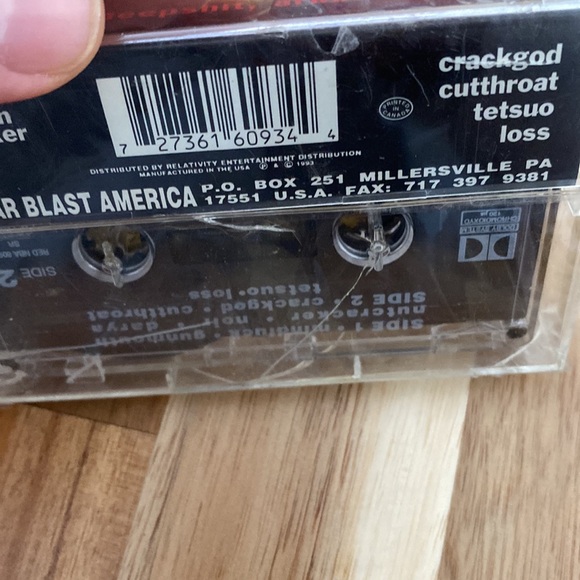 NONOYESNO 1993 Cassette (Collectible) Nuclear Blast America - Picture 6 of 6